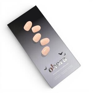 Ohora Semi Cured Gel Nail Strips N Silver Web ND-100-G Halloween Spiderweb